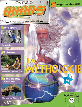 QUAD9 - 6B - La mythologie (9e et 10e année)